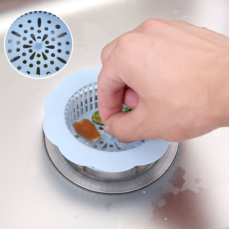 Silicone Floor Drain Bathroom Sink Cover for Bath Shower Floor Drain for Sink Strainer Bathroom Trap Siphon Plug Anti Odor