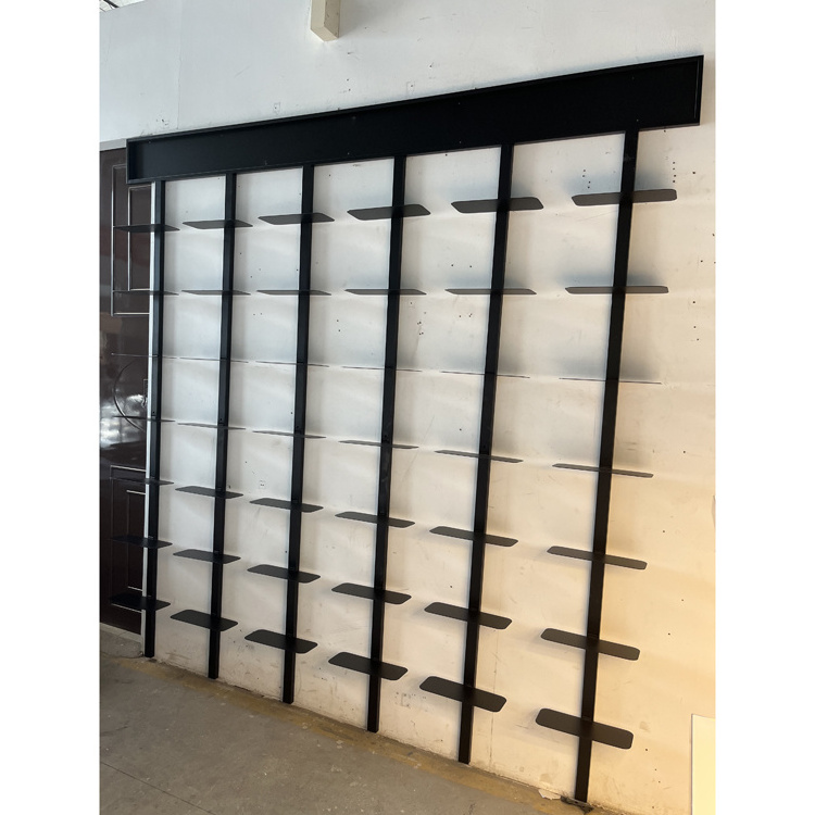 Modern metal shoes display design shoes display shelf  shoe shelf for shop