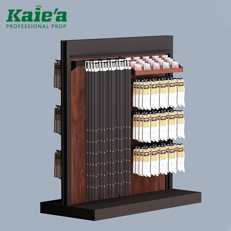 Retail leather belt display stand from Kaierda metal belt tie stand rack for store belts display