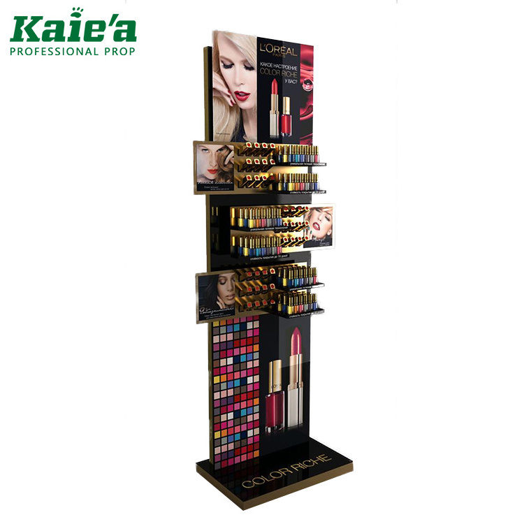 Luxury cosmetic display stand,cosmetic makeup display cabinet,display counter for cosmetic store