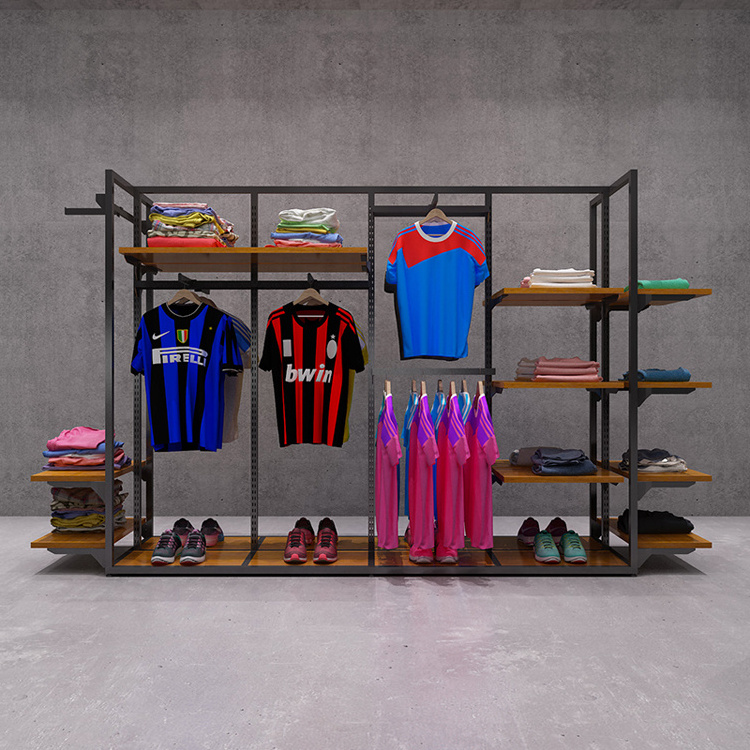 Metal mens clothes display rack mens shop display racks retail men suit clothing display rack