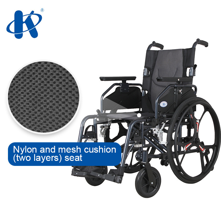 KY956LAQ-A Full Function Reclining Wheelchair With Low Position fold lightweight Aluminum manual tilt and recline wheelchair