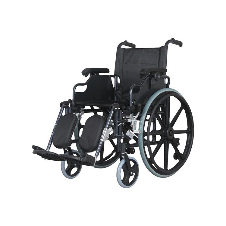 Kaiyang KY952LBQC Aluminum manual wheelchairs with elevated leg rests elevating footrest quick release axle wheelchair