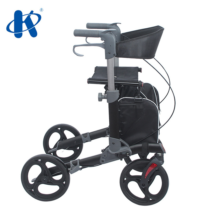 Kaiyang KY9157L Aluminum Rollator walker for elder with brake Europe Aluminum Forearm Walker Rollator