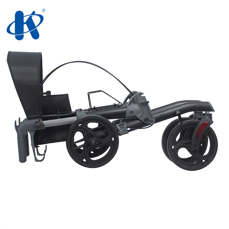 Kaiyang KY9157L Aluminum Rollator walker for elder with brake Europe Aluminum Forearm Walker Rollator