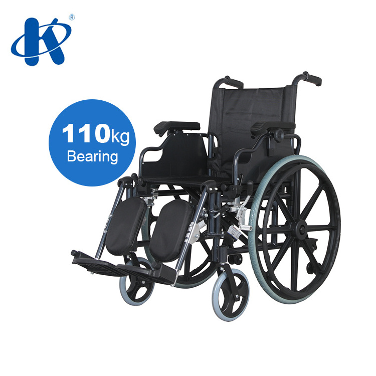 Kaiyang KY952LBQC Aluminum manual wheelchairs with elevated leg rests elevating footrest quick release axle wheelchair