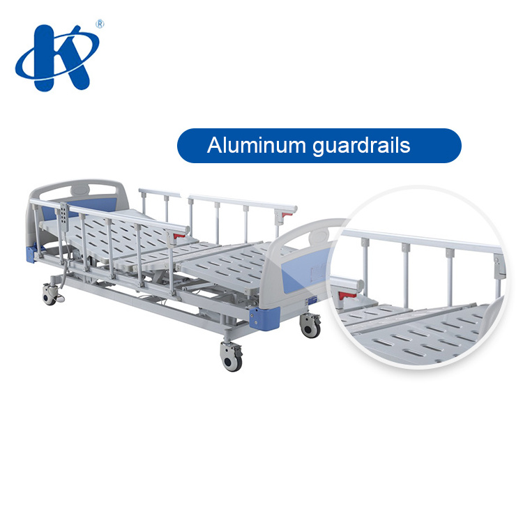 Kaiyang Hot Sales KY302D-32 Three Function Dural Luxury Electric Hospital Bed With Double Sided Castor