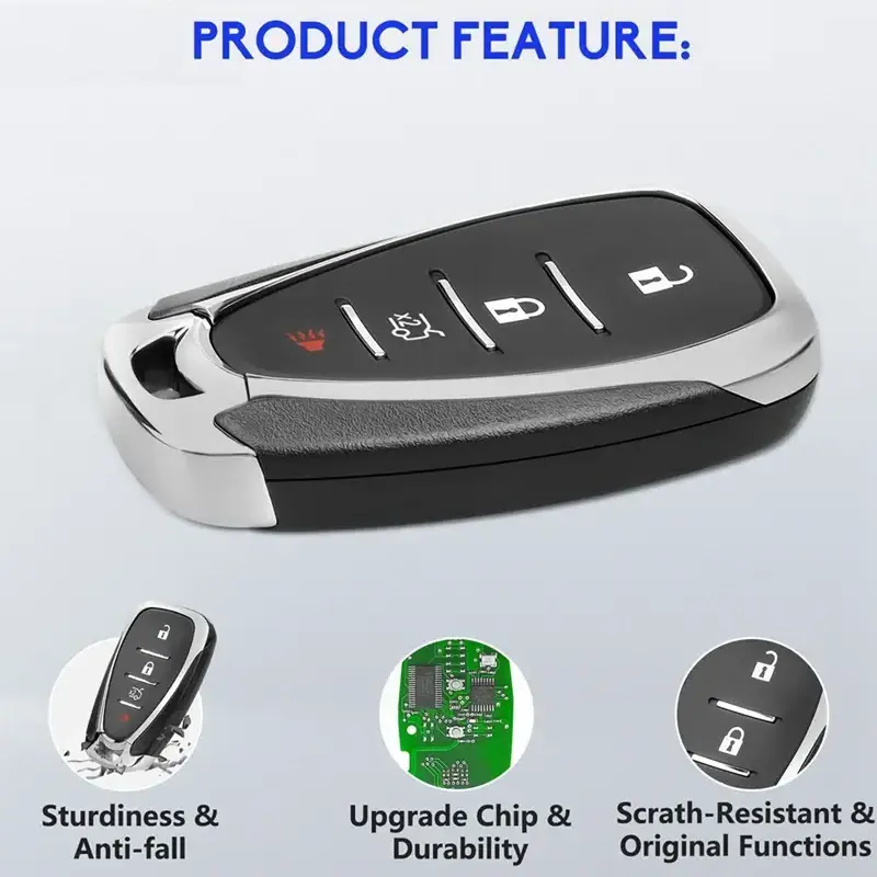 Car Key Fob Remote Control Keyless Entry Component For Chevy Malibu Camaro Cruze HYQ4EA 13508771 13584504 13529660