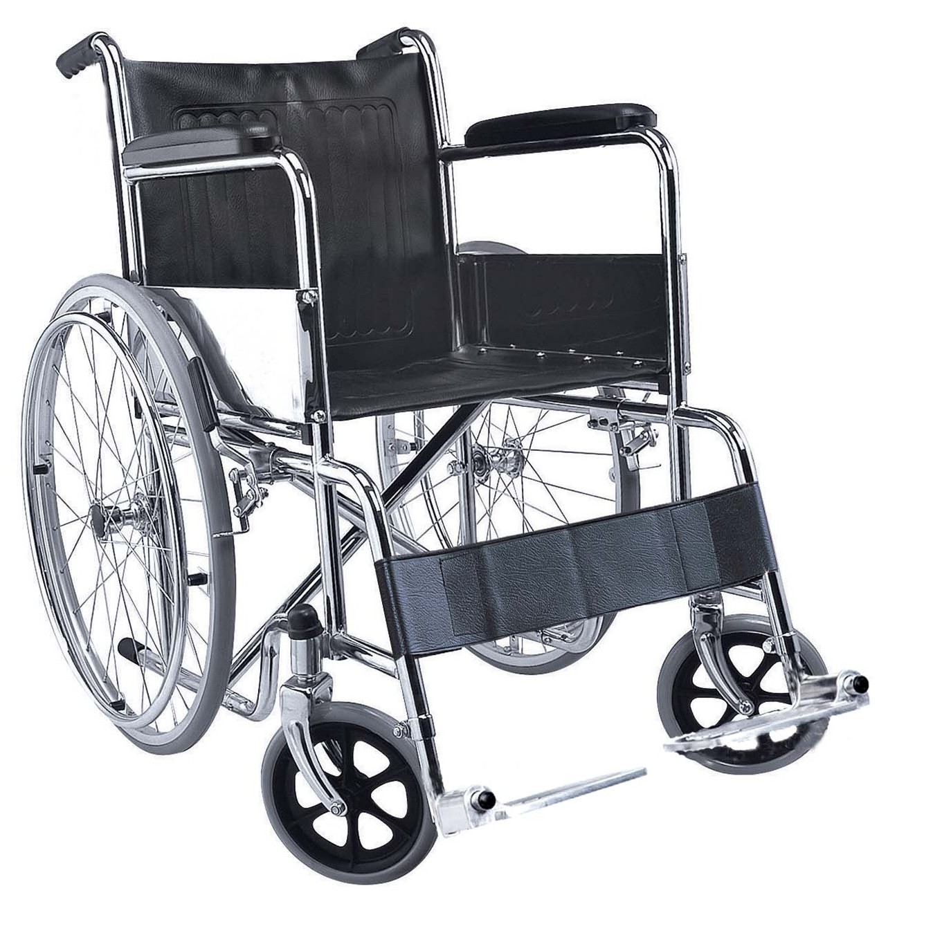 brake wheelchair standard wheel chair for sale popular active outside with pneumatic tire manual Steel Wheelchair