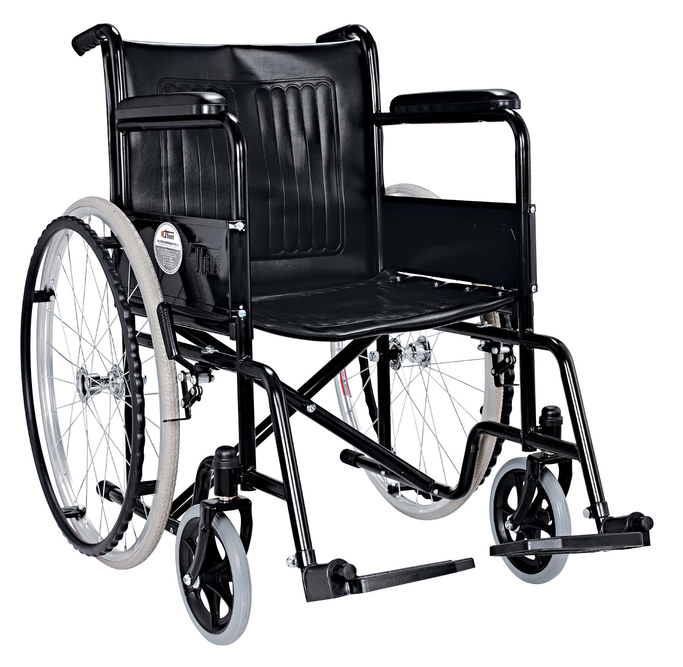 brake wheelchair standard wheel chair for sale popular active outside with pneumatic tire manual Steel Wheelchair