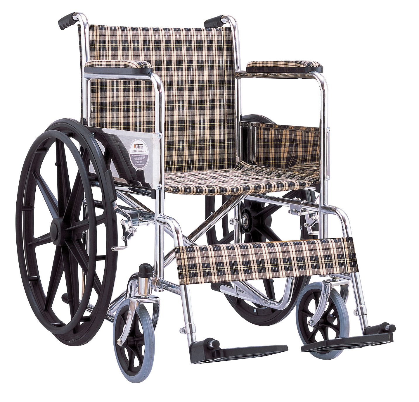 brake wheelchair standard wheel chair for sale popular active outside with pneumatic tire manual Steel Wheelchair