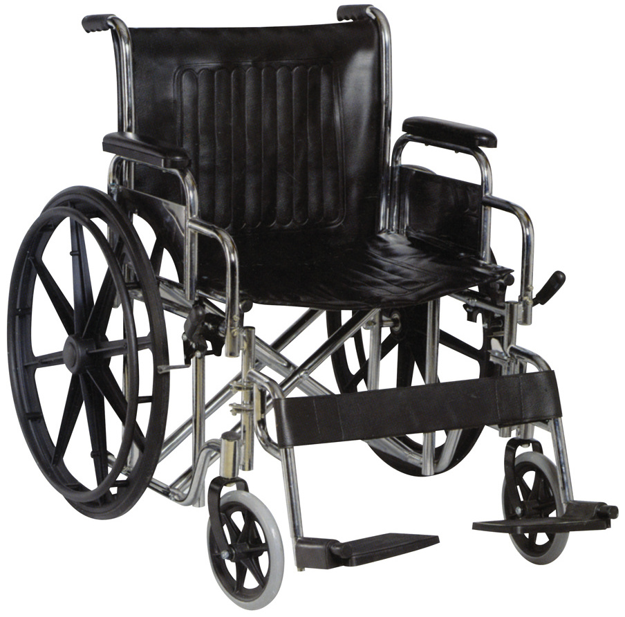 rehabilitation therapy manual Steel  hand brake wheelchair 24