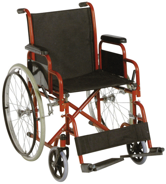 rehabilitation therapy manual Steel  hand brake wheelchair 24