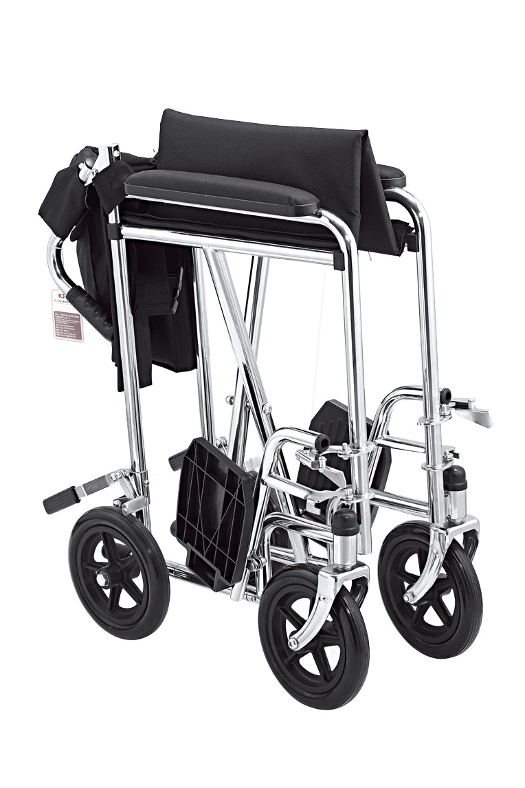 Steel Manual Wheel chair chrome frame health care supplies disabled chair with wheels chair wheelchair lightweight wheelchair