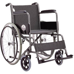 20 Years Factory High Quality Steel Wheelchair printed frame homecare chair wheel seat manual stainless steel wheelchair