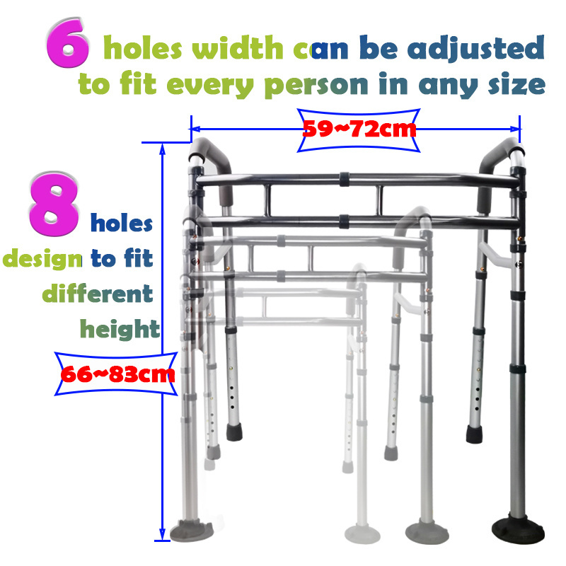 cheap toilet safety rails manual walker for broken leg disabled elderly walker aids