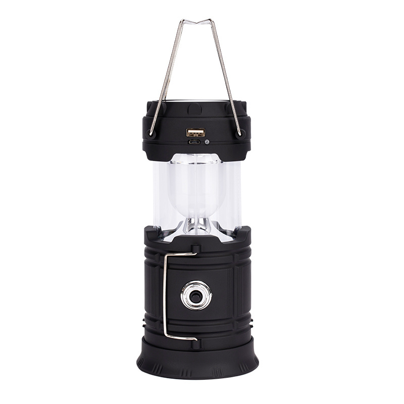 Bright Plastic Camping Outdoor Light, Rechargeable 200 lumens Lanterns Camping 2022 Lamp Torch Led Light Solar Camping Lantern