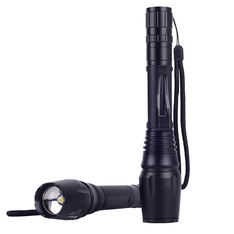 High Quality Light Torch  Ultra-Bright Outdoor Camping Torch Light Zoomable Flashlight