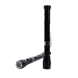 Edison Led Torch Light Telescopic Baton 3 LED Flexible Magnet Flashlight Aluminium Alloy