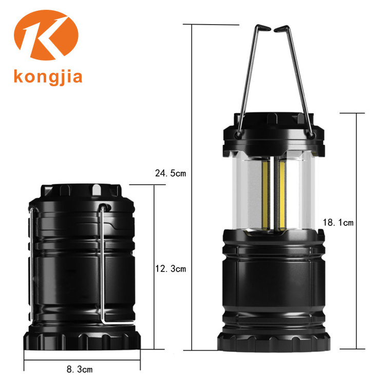 Hot Sale Cheap Price Plastic Material Outdoor Water Proof Hand Multi-functional Bright 3w COB led Camping Lantern Light