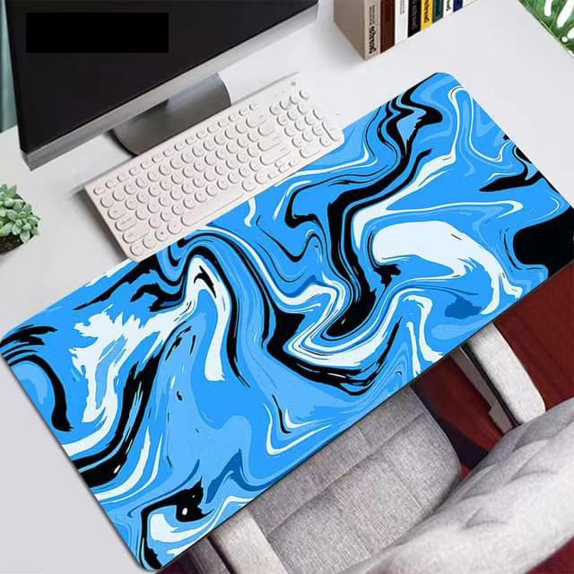 Computer Mouse Pad Gamer Strata Liquid Mousepad 900x400 XXL Black & White Large Mouse Mat  Carpet PC Desk Mat Keyboard Pad