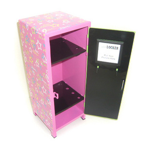 Creative Metal Toy Small Mini Locker for Cosmetic cabinet