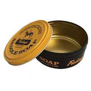 Wholesale empty shoe polish tin box / cream packaging