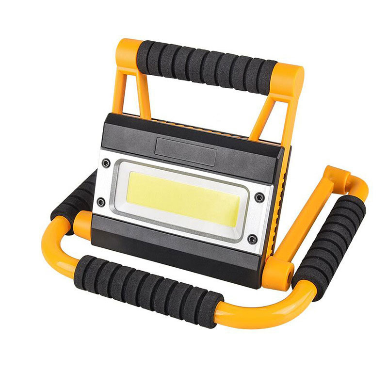 20W Portable COB Floodlight LED Work Light 4 Modes USB Rechargeable Searchlight   Camping Light