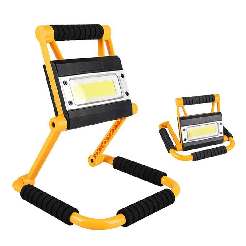 20W Portable COB Floodlight LED Work Light 4 Modes USB Rechargeable Searchlight   Camping Light