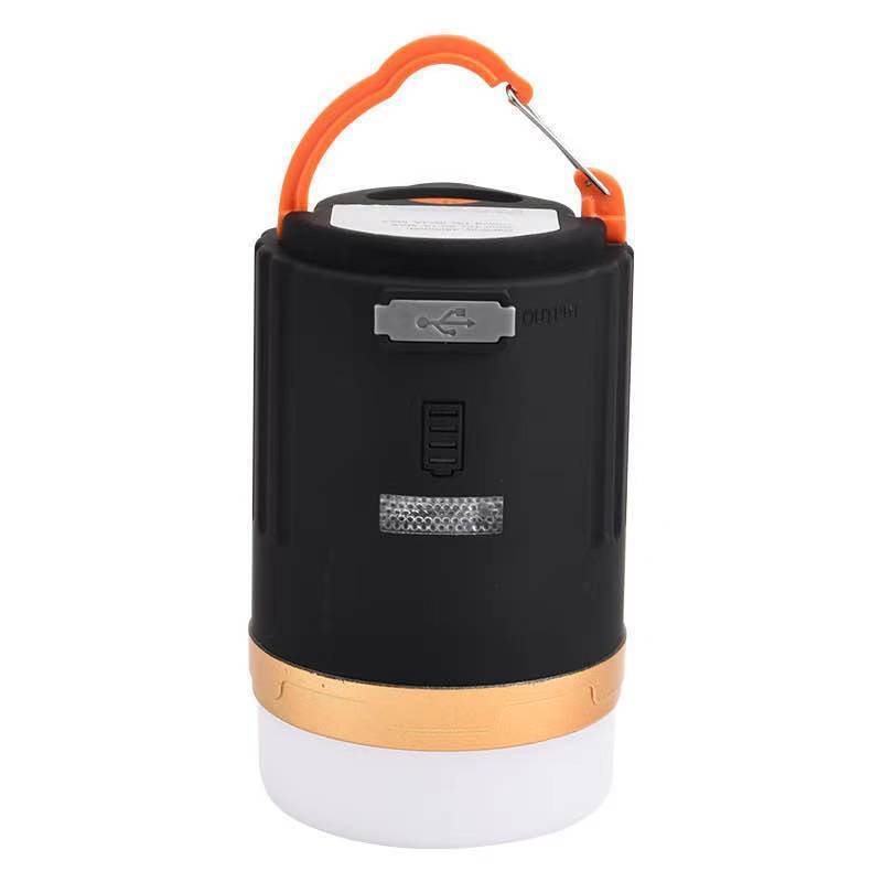 New Design Portable Rechargeable Foldable LED Inflatable Solar Lantern for Outdoor Camping Light