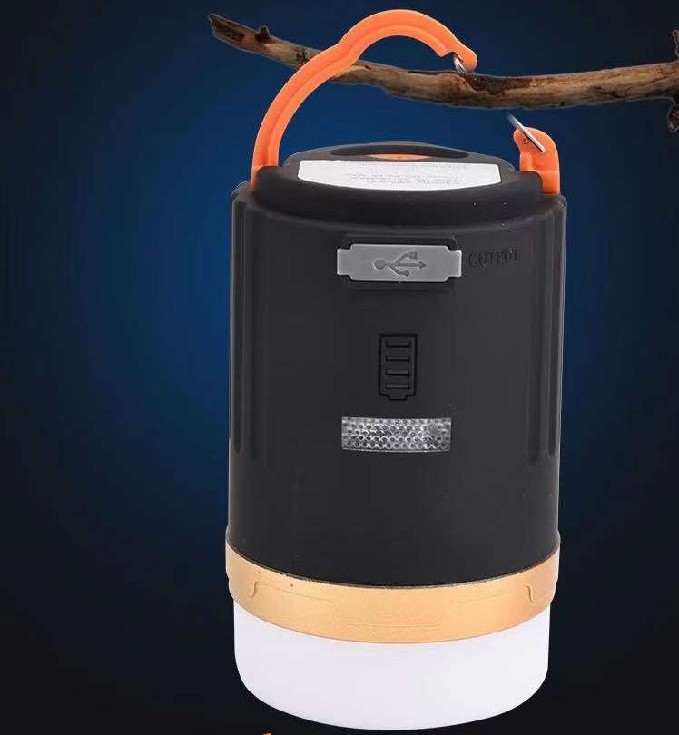 New Design Portable Rechargeable Foldable LED Inflatable Solar Lantern for Outdoor Camping Light