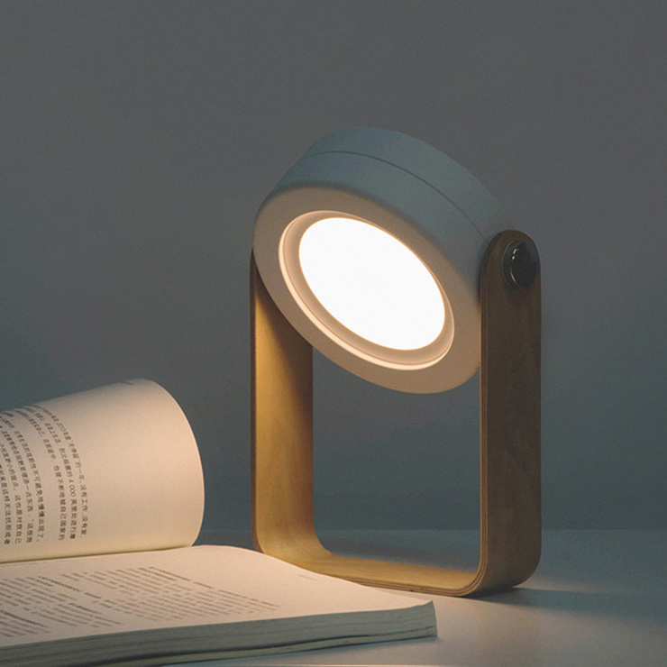 USB Charging outdoor camping lamp indoor Handle fold night light eye protection desk lamp