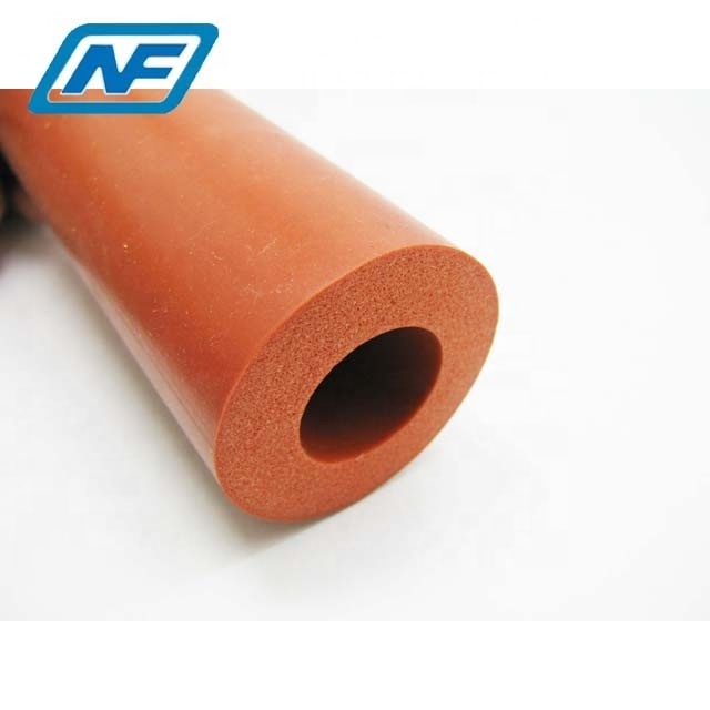 Nanfang Heat resistance silicone round foam tubes rubber tube