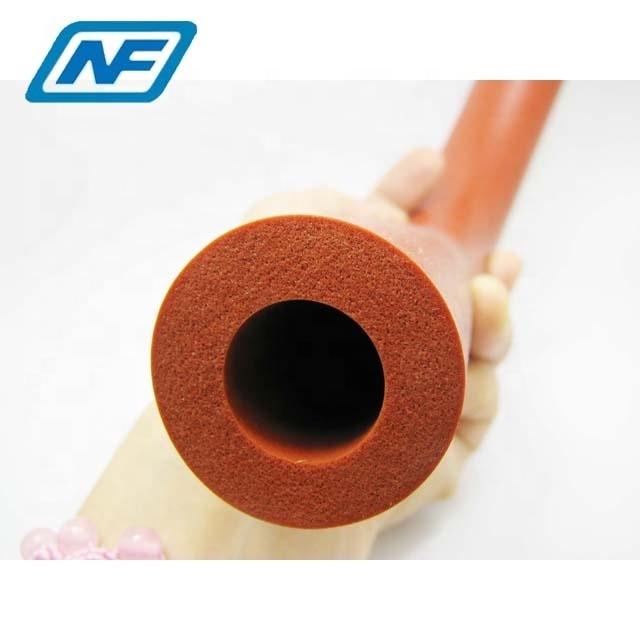 Nanfang Heat resistance silicone round foam tubes rubber tube