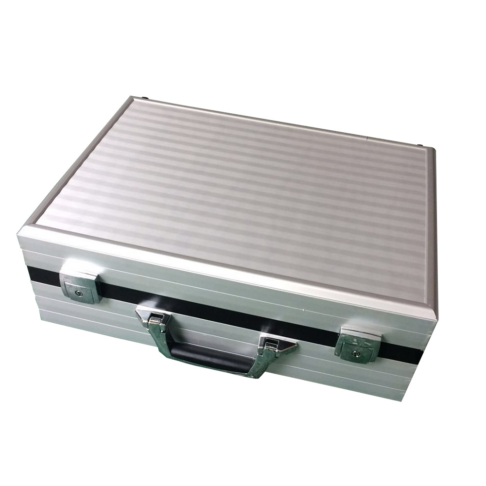 custom Patented hard shell aluminum briefcase jewelry watch brief case tool box