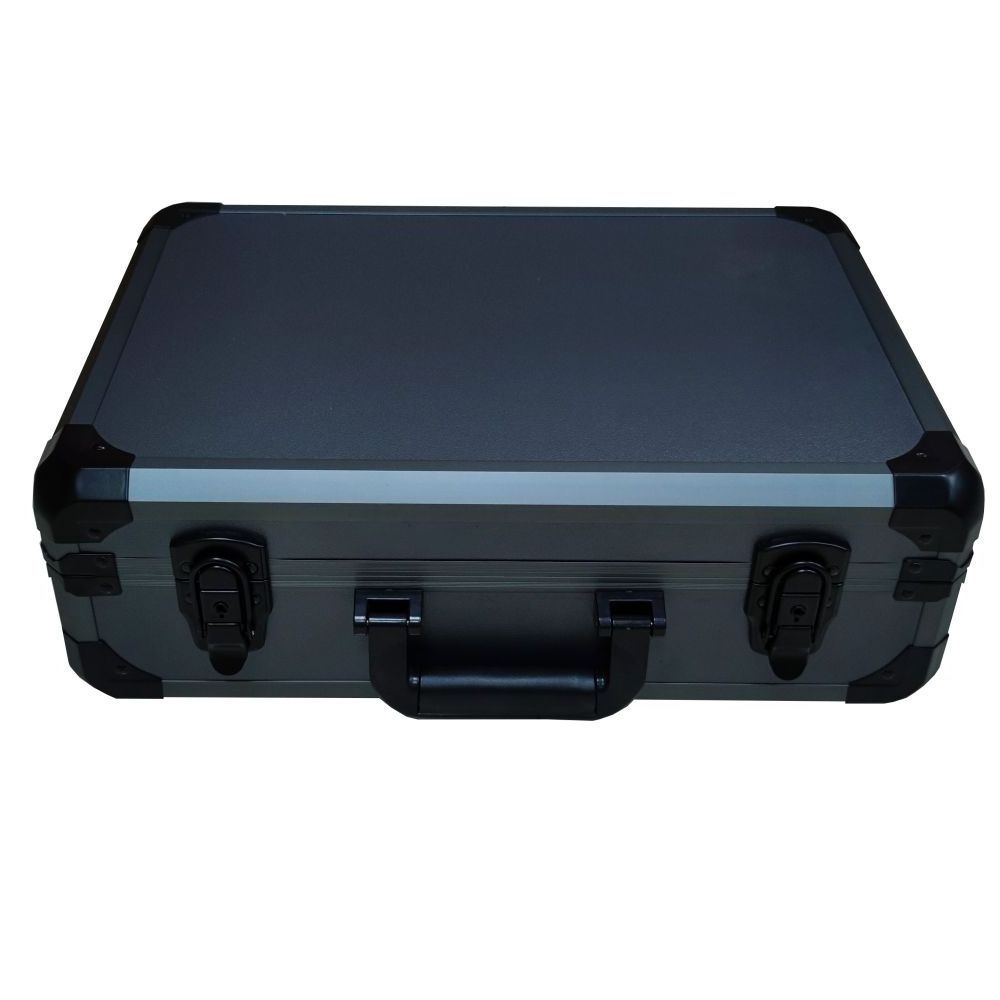 Custom aluminum briefcase Attache hard tool storage case Protective Aluminum Instrument equipment carry Case toolBox