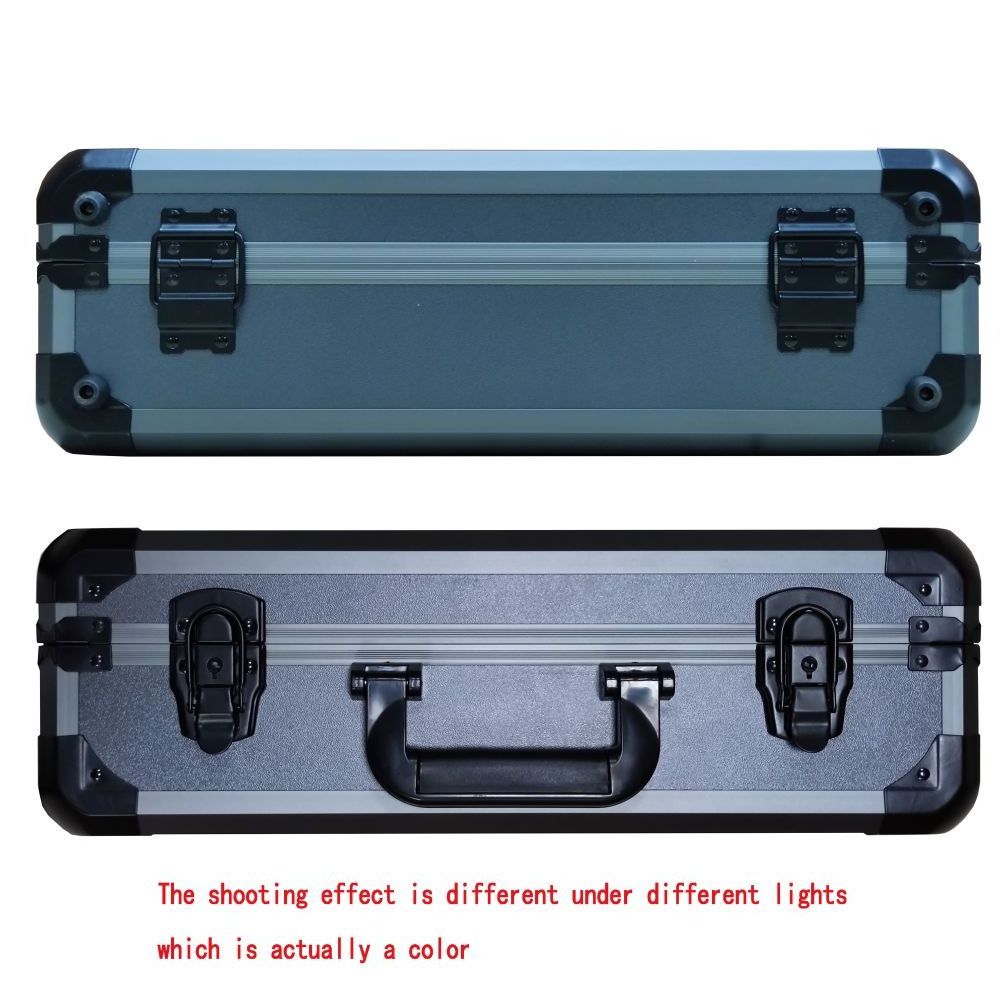 Custom aluminum briefcase Attache hard tool storage case Protective Aluminum Instrument equipment carry Case toolBox