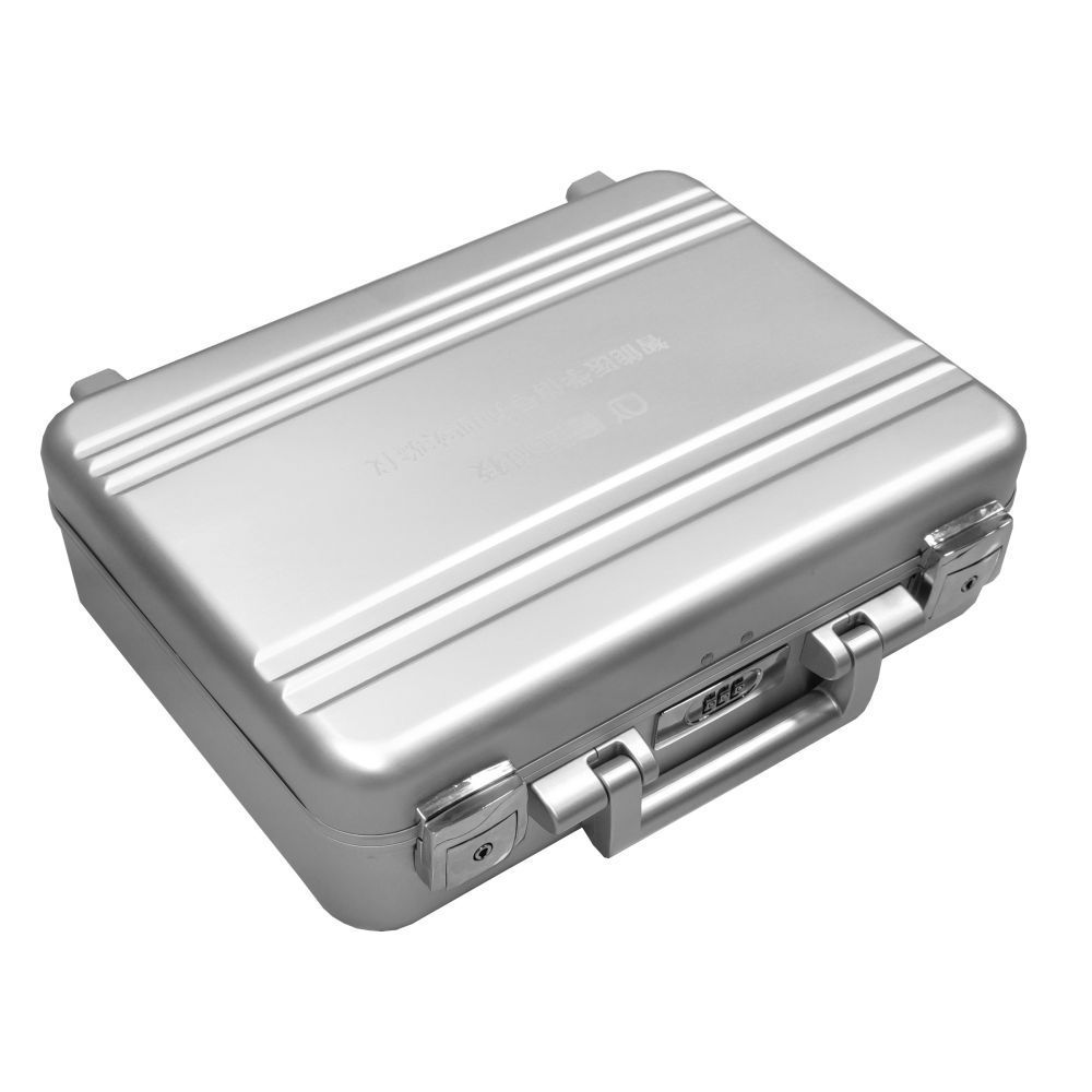 Aluminum Case Foam Briefcase Tool Box Custom hard Aluminum Briefcase Attache brief Cases with foam