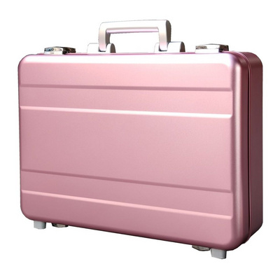 custom size custom foam pink All aluminum alloy carrying hard Aluminum Case Foam Briefcase Tool Box with foam padding