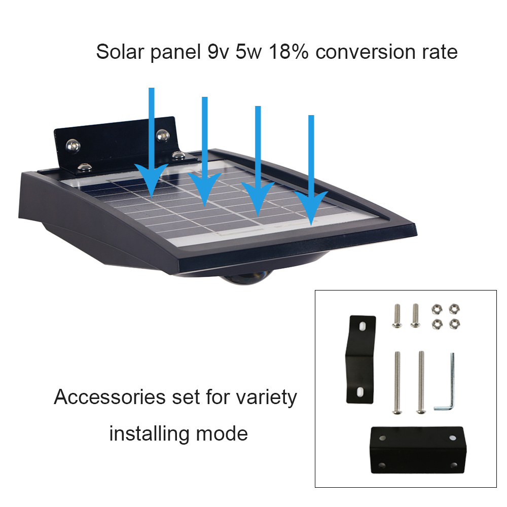 Solar Outdoor Garden Lights Solar Sensor Night Garden Light Motion Sensor Powered Led Security 7.4V 10W ROHS Ce