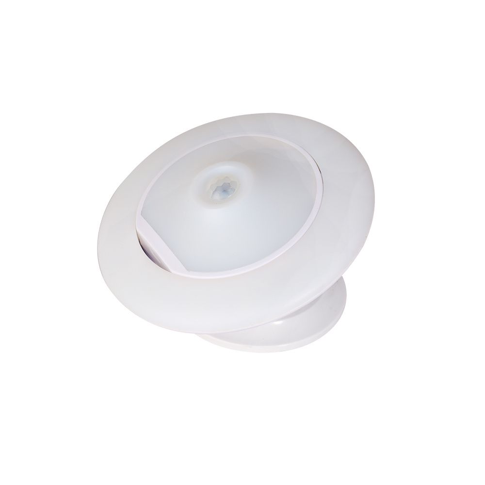 UFO Sensor Night Light 360 Degree Rotating Stick-on Wall Indoor LED Lighting and Circuitry Design Room