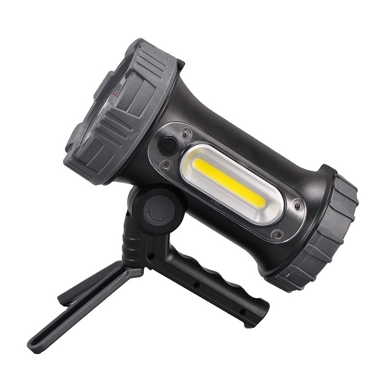 High Lumens Super Bright Searchlight Fishing Hiking Camping Rechargeable LED Spotlight Torch light LED Flashlights with Tripod