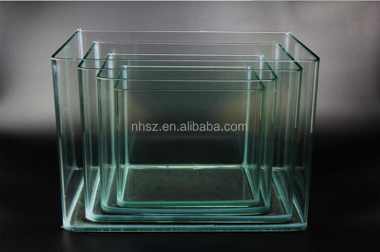 mini curved glass set aquarium