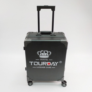 OEM ODM Black China Products Trolley Case Aluminum Luggage Suitcase