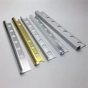 Foshan Tile Accessories Home Aluminum Decorative Tile Trim Transition Strips For Edge Trim