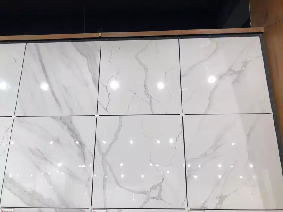 Glazed Ceramic Tiles And Marbles Porcelain Material Floors Tiles High Glossy Interior Floor Creta Beige Tiles 600x600