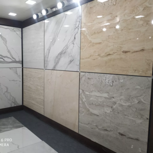 Glazed Ceramic Tiles And Marbles Porcelain Material Floors Tiles High Glossy Interior Floor Creta Beige Tiles 600x600