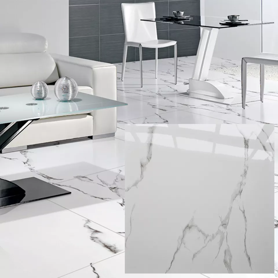 Dubai Import Double Glazed Porcelain Vitrified Ceramic Floor Marbles Price 60x60cm Tiles