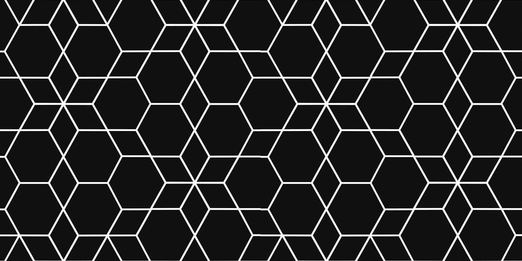 Hexagon Pattern Luxury 3D Black And White Inkjet 300x600 House ABC Tile Interior Wall Glazed Textured Ceramic Tiles 30x60