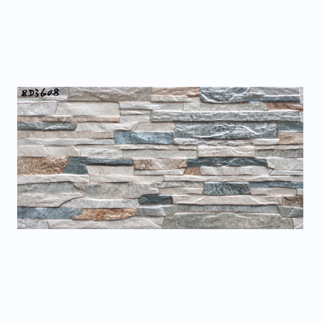 New Arrival China 300x600 New Villa Stone Design Building Exterior Outside Marble Decoration Ceramic Cladding Tiles For Wall